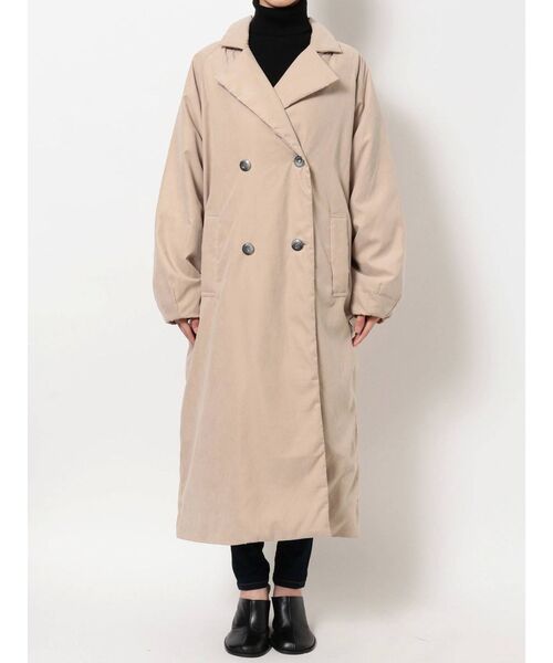 COTORICA（コトリカ）の「【THE DAYZ TOKYO】パディングチェスターコート（チェスターコート・レディース・ブラック/ベージュ・SMALL/MEDIUM）」の10枚目の写真