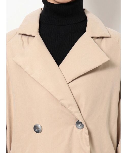 COTORICA（コトリカ）の「【THE DAYZ TOKYO】パディングチェスターコート（チェスターコート・レディース・ブラック/ベージュ・SMALL/MEDIUM）」の9枚目の写真