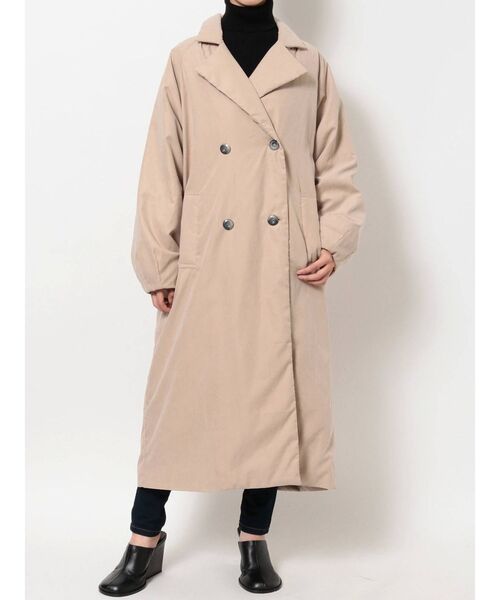 COTORICA（コトリカ）の「【THE DAYZ TOKYO】パディングチェスターコート（チェスターコート・レディース・ブラック/ベージュ・SMALL/MEDIUM）」の18枚目の写真