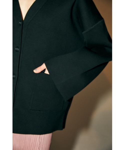 M_（エムアンダーバー）の「【M_】DOUBLE FACE KNIT カーディガン（カーディガン/ボレロ・レディース・ブラック/ベージュ/アイボリー・FREE）」の11枚目の写真