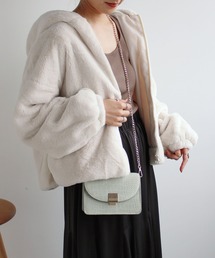 GeeRA | フェイクファーボリュームパーカー(その他アウター)