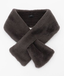JOSEPH | ムートンニットコンビ(マフラー)