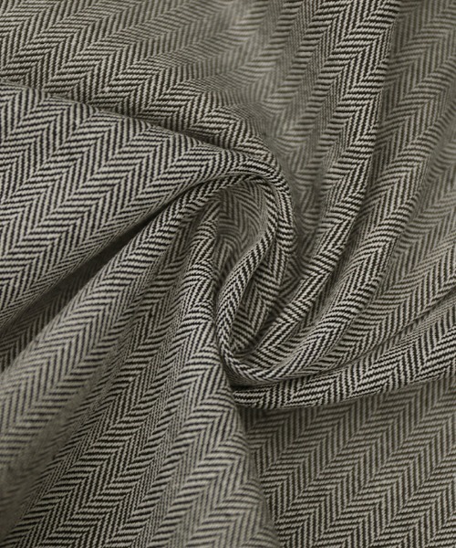 select MOCA（セレクトモカ）の「2022 SS ノーカラーヘリンボーンジャケット（ノーカラージャケット・レディース・ブラック/アイボリー・FREE）」の22枚目の写真