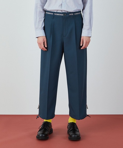 FRAPBOIS（フラボア）の「ツイルストレッチ パンツ（その他パンツ・レディース・ブラウン/エメラルド・1/2）」の2枚目の写真