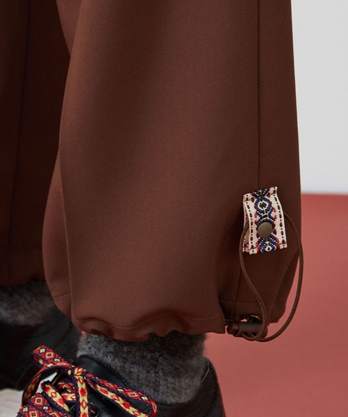 FRAPBOIS（フラボア）の「ツイルストレッチ パンツ（その他パンツ・レディース・ブラウン/エメラルド・1/2）」の22枚目の写真