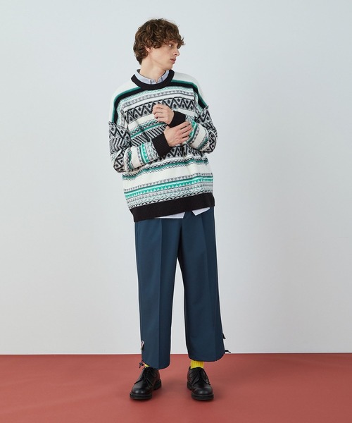 FRAPBOIS（フラボア）の「ツイルストレッチ パンツ（その他パンツ・レディース・ブラウン/エメラルド・1/2）」の15枚目の写真