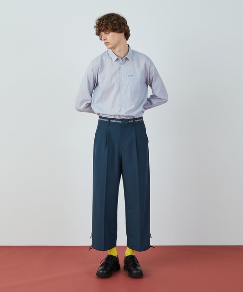 FRAPBOIS（フラボア）の「ツイルストレッチ パンツ（その他パンツ・レディース・ブラウン/エメラルド・1/2）」の4枚目の写真