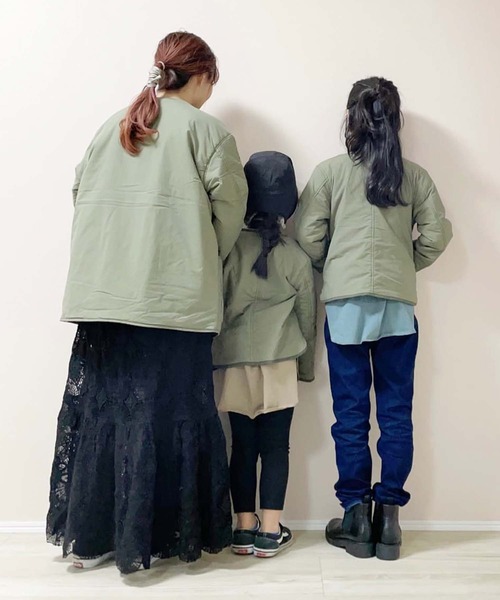 CIAOPANIC TYPY（チャオパニックティピー）の「【KIDS】OSORO AIRTECHウォッシャブルアウター（ノーカラージャケット・キッズ・ブラック/カーキ/イエロー・SMALL/MEDIUM/LARGE/X-LARGE/XX-LARGE）」の20枚目の写真
