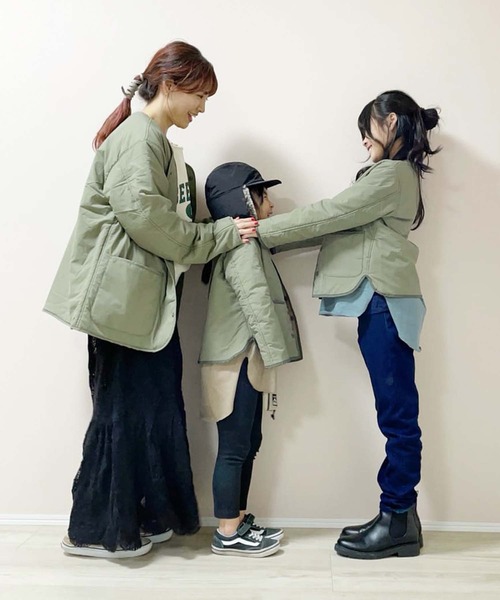 CIAOPANIC TYPY（チャオパニックティピー）の「【KIDS】OSORO AIRTECHウォッシャブルアウター（ノーカラージャケット・キッズ・ブラック/カーキ/イエロー・SMALL/MEDIUM/LARGE/X-LARGE/XX-LARGE）」の19枚目の写真