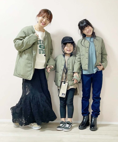 CIAOPANIC TYPY（チャオパニックティピー）の「【KIDS】OSORO AIRTECHウォッシャブルアウター（ノーカラージャケット・キッズ・ブラック/カーキ/イエロー・SMALL/MEDIUM/LARGE/X-LARGE/XX-LARGE）」の18枚目の写真