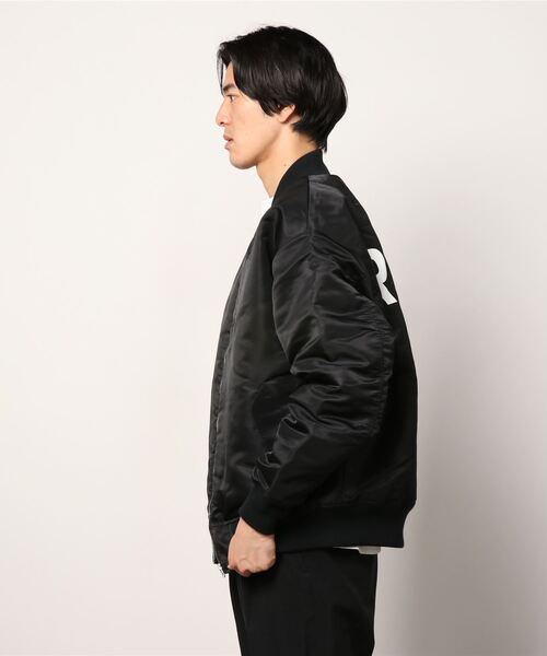 RVCA（ルーカ）の「ルーカ RVCA ジャケット BACK RVCA MA-1（MA-1・メンズ・ブラック/オリーブ・S/M/L）」の4枚目の写真