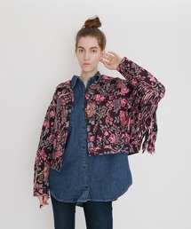 LEVI'S(R) MADE&CRAFTED(R) TYPE I QUILTED トラッカー SAFARI TAPESTRY PINK PURPLE
