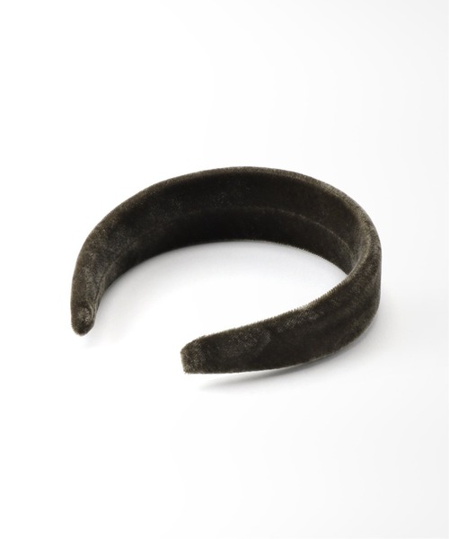 SLOBE citron.（スローブシトロン）の「SLOBE citron. ベルベットカチューシャ◆（カチューシャ・レディース・ブラック/カーキ/ブルー・FREE）」の15枚目の写真