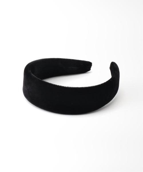 SLOBE citron.（スローブシトロン）の「SLOBE citron. ベルベットカチューシャ◆（カチューシャ・レディース・ブラック/カーキ/ブルー・FREE）」の12枚目の写真