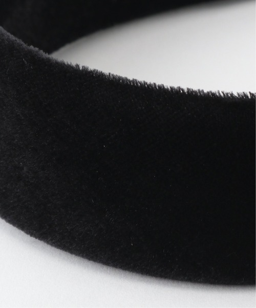 SLOBE citron.（スローブシトロン）の「SLOBE citron. ベルベットカチューシャ◆（カチューシャ・レディース・ブラック/カーキ/ブルー・FREE）」の5枚目の写真