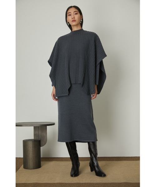 RIM.ARK リムアーク　2neck rib set knit ワンピース RIM.ARK（リムアーク）の「2neck rib set knit OP（ワンピース