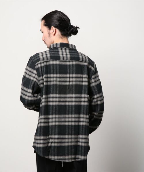 BRIXTON(ブリクストン)の「【BRIXTON】BOWERY L/S X FLANNEL(シャツ/ブラウス・メンズ・ブラック系/ブラウン系・LARGE/MEDIUM/X-LARGE)」の3枚目の写真