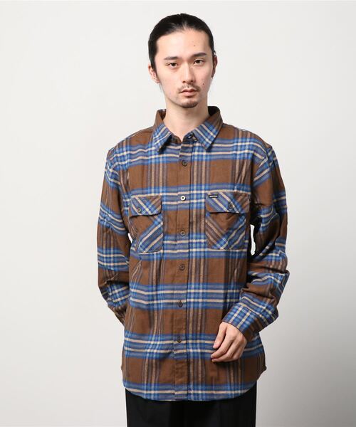 BRIXTON(ブリクストン)の「【BRIXTON】BOWERY L/S X FLANNEL(シャツ/ブラウス・メンズ・ブラック系/ブラウン系・LARGE/MEDIUM/X-LARGE)」の11枚目の写真