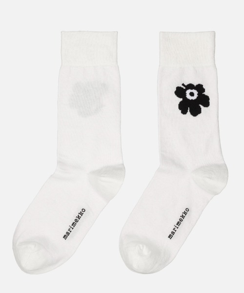 marimekko(マリメッコ)の「Unikko / Salla socks(ソックス/靴下・レディース・ホワイト・34/37/40)」の1枚目の写真