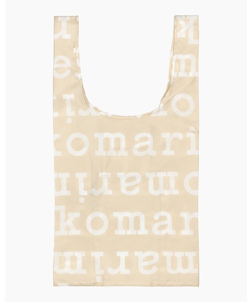 marimekko(マリメッコ)の「Logo / Smartbag(エコバッグ/サブバッグ・レディース・ベージュ・FREE)」の1枚目の写真
