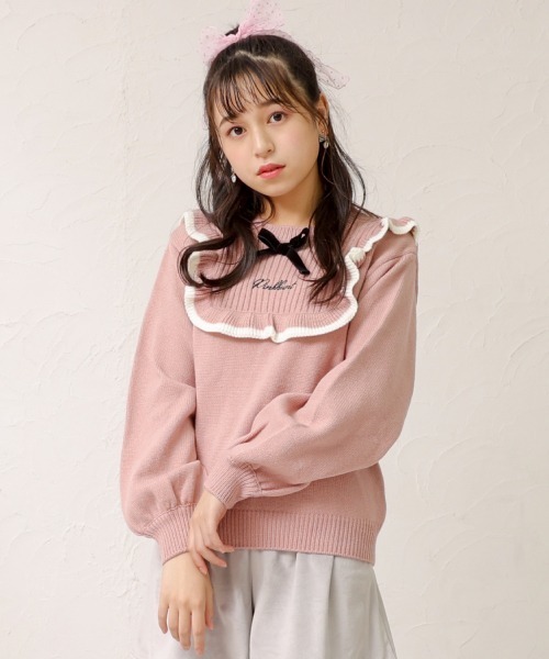 PINKHUNT（ピンクハント）の「PINKHUNT フリルニット 6074K #IG