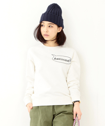 BEAMS BOY | ◎BEAMS BOY / プリント スウェット クルーネック(スウェット)