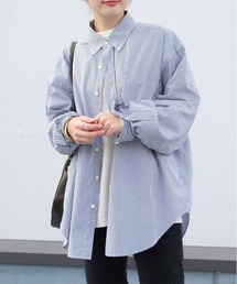 THE SHINZONE/シンゾーン　ストライプ　ダディシャツ　STRIPE DADDY SHIRTS　22SMSBL04