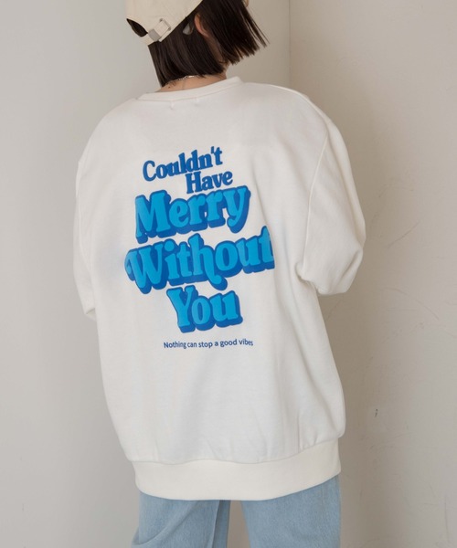 WEGO(ウィゴー)の「WEGO/オーバーサイズプルオーバー(スウェット・レディース・ダークグリーン/ピンク/アイボリー/オートミール/ライトピンク/その他1/その他2/ホワイト/サックスブルー/グリーン・FREE)」の10枚目の写真