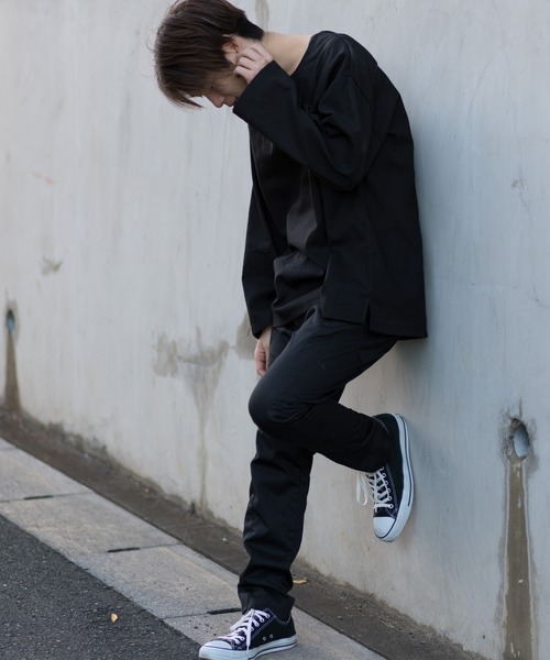 MGV(エムジーヴィー)の「カラー綿麻BIGシルエットプルオーバー(Tシャツ/カットソー・メンズ・マスタード/グリーン/ネイビー/グレー/カーキ/ブラック/ワインレッド・SMALL/LARGE/MEDIUM)」の19枚目の写真