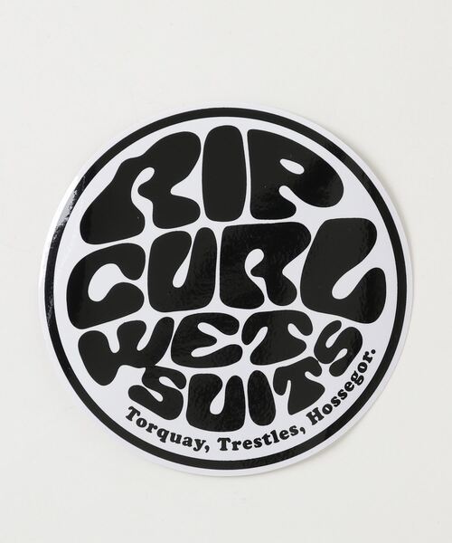 rip curl(リップカール)の「【RIPCURL(リップカール)】WETSUIT ステッカー 10cm/シール・テープ(ステッカー/テープ・メンズ・ホワイト/ブラック/クリア・FREE)」の2枚目の写真
