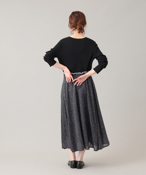 【新品未使用】ELLIE ドットフレアスカートGRAY- FREE SIZE 新品未使用】ELLIE ドットフレアスカートGRAY- FREE SIZE - メルカリ