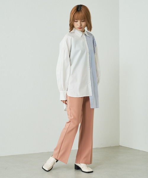 Lui's(ルイス)の「スクエアトゥヒールローファー(ローファー・レディース・ブラック/アイボリー・23cm/24cm)」の9枚目の写真