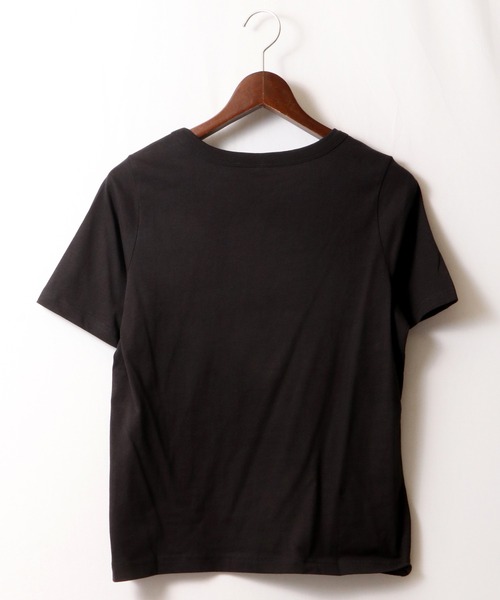 FUNALIVE(ファンアライブ)の「PAGE ONE 抗菌防臭加工オーガニックコットン半袖Tシャツ(Tシャツ/カットソー・レディース・グレー/マスタード/オフホワイト/カーキ/ブラック/モカ・M/LL/L)」の12枚目の写真