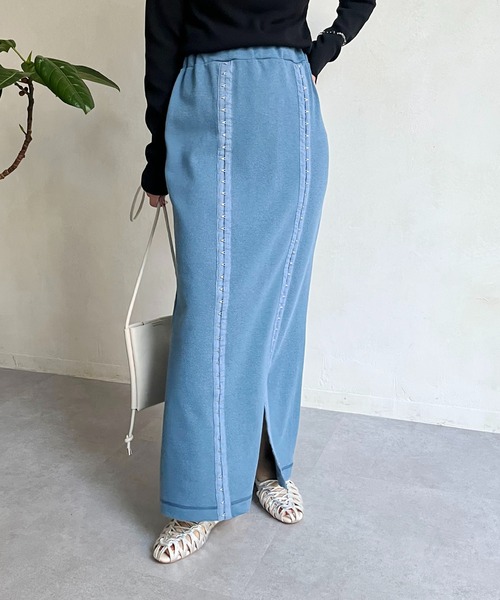 CAPRICIEUX LE'MAGE（カプリシューレマージュ）の「【AgAwd/アガウド】ダブルホックスカート（スカート・レディース・ブラック/グリーン系その他/ブルー・FREE）」の12枚目の写真