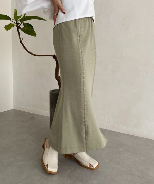 CAPRICIEUX LE'MAGE（カプリシューレマージュ）の「【AgAwd/アガウド】ダブルホックスカート（スカート・レディース・ブラック/グリーン系その他/ブルー・FREE）」の18枚目の写真