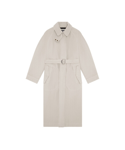 DIESEL（ディーゼル）の「レディース ステンカラーコート ロング ジャケット トレンチ（ステンカラーコート・レディース・ライトグレー・XX-SMALL/X-SMALL/MEDIUM/SMALL）」の11枚目の写真