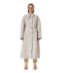 DIESEL | レディース ステンカラーコート ロング ジャケット トレンチ(ステンカラーコート)