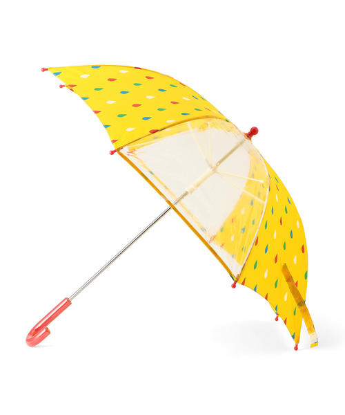 green label relaxing（グリーンレーベルリラクシング）の「GLR シズクカサ（長傘・キッズ・ホワイト/ネイビー/イエロー/ピンク・40cm/45cm/50cm）」の4枚目の写真