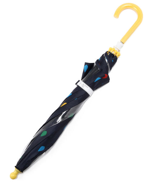 green label relaxing（グリーンレーベルリラクシング）の「GLR シズクカサ（長傘・キッズ・ホワイト/ネイビー/イエロー/ピンク・40cm/45cm/50cm）」の10枚目の写真