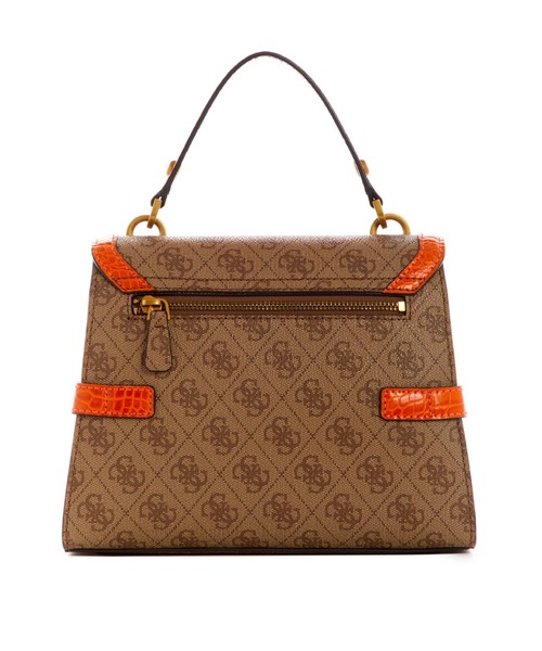 Guess（ゲス）の「ZADIE Logo Top Handle Flap（ハンドバッグ）」 WEAR