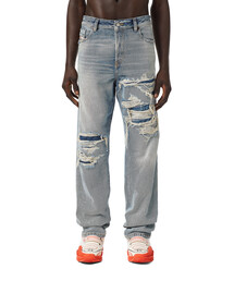 DIESEL | DIESEL SS22 メンズ ストレート ハイウエスト ダメージ加工(デニムパンツ)