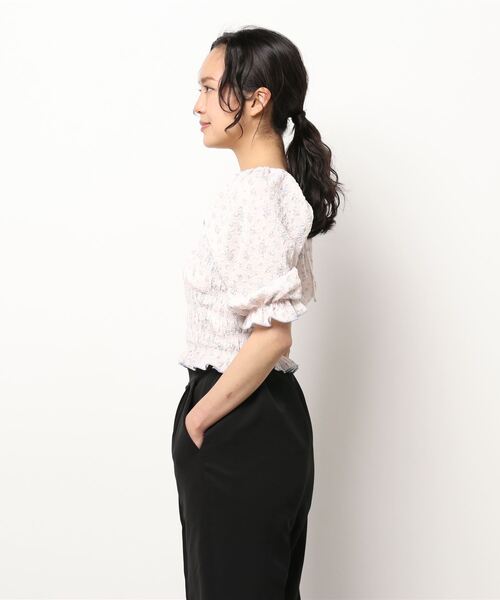 lilLilly（リルリリー）の「フラワーパフブラウス（シャツ/ブラウス・レディース・ピンク/イエロー/ブラック・FREE）」の22枚目の写真