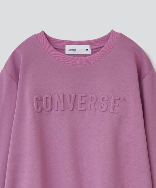 CONVERSE TOKYO(コンバーストウキョウ)の「エンボスロゴスウェット(スウェット・レディース・ホワイト/イエロー/パープル・FREE)」の10枚目の写真