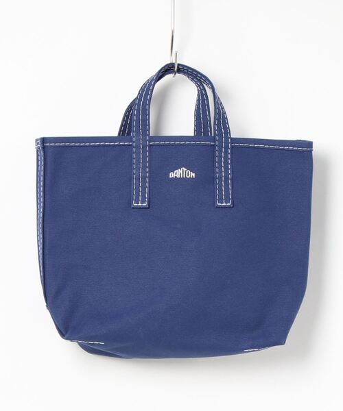 DANTON（ダントン）の「DT-H0052 LCS_CANVAS TOTE BAG S（トートバッグ・レディース・アイボリー/ネイビー/グレー・FREE）」の3枚目の写真