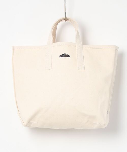 DANTON（ダントン）の「DT-H0052 LCS_CANVAS TOTE BAG S（トートバッグ・レディース・アイボリー/ネイビー/グレー・FREE）」の2枚目の写真