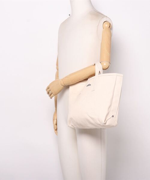DANTON（ダントン）の「DT-H0052 LCS_CANVAS TOTE BAG S（トートバッグ・レディース・アイボリー/ネイビー/グレー・FREE）」の8枚目の写真