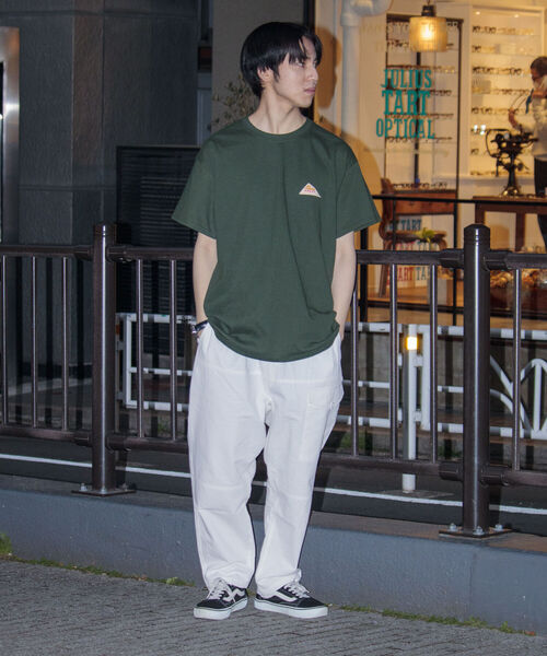 KELTY（ケルティ）の「【KELTY/ケルティ】別注バックプリント ビッグシルエットショートスリーブTシャツ（Tシャツ/カットソー・メンズ・ホワイト/チャコールグレー/ベージュ/イエロー/グリーン・MEDIUM/LARGE）」の18枚目の写真