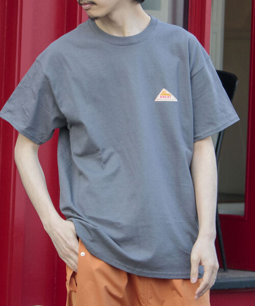 KELTY（ケルティ）の「【KELTY/ケルティ】別注バックプリント ビッグシルエットショートスリーブTシャツ（Tシャツ/カットソー・メンズ・ホワイト/チャコールグレー/ベージュ/イエロー/グリーン・MEDIUM/LARGE）」の12枚目の写真