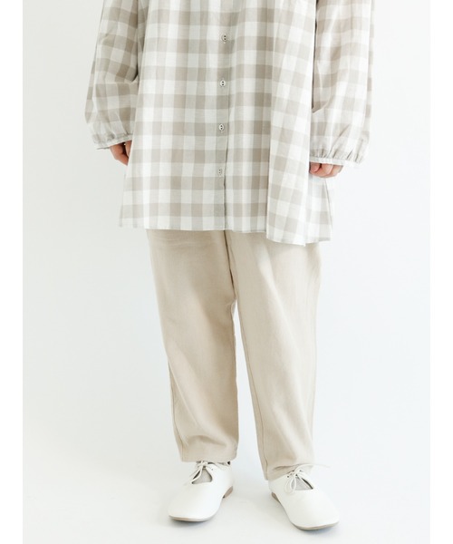 Samansa Mos2(サマンサ モスモス)の「柄アソートテーパードパンツ(その他パンツ・レディース・ブラック/ベージュ/ネイビー/イエロー/オレンジ/キナリ・フリ-)」の4枚目の写真