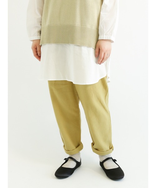 Samansa Mos2(サマンサ モスモス)の「柄アソートテーパードパンツ(その他パンツ・レディース・ブラック/ベージュ/ネイビー/イエロー/オレンジ/キナリ・フリ-)」の6枚目の写真